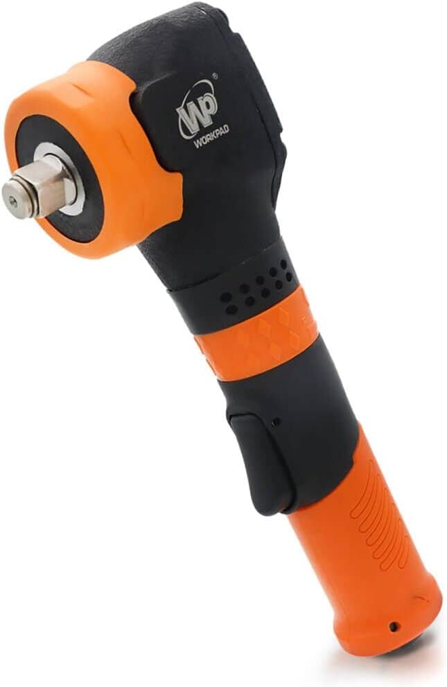 1/2 inch Air Angle Impact Wrench, WORKPAD 370 FT-LB 9.78cm Long Handle Air Impact Wrench
